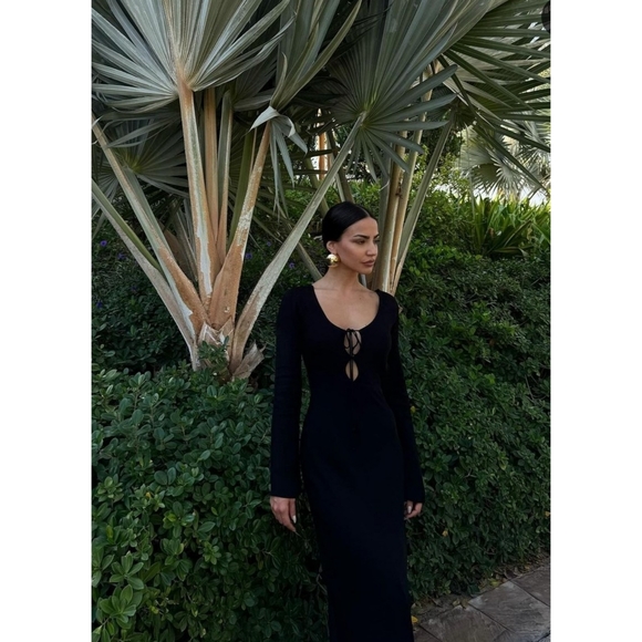 Zara Open Back Dress Maxi Gown - Picture 9 of 12